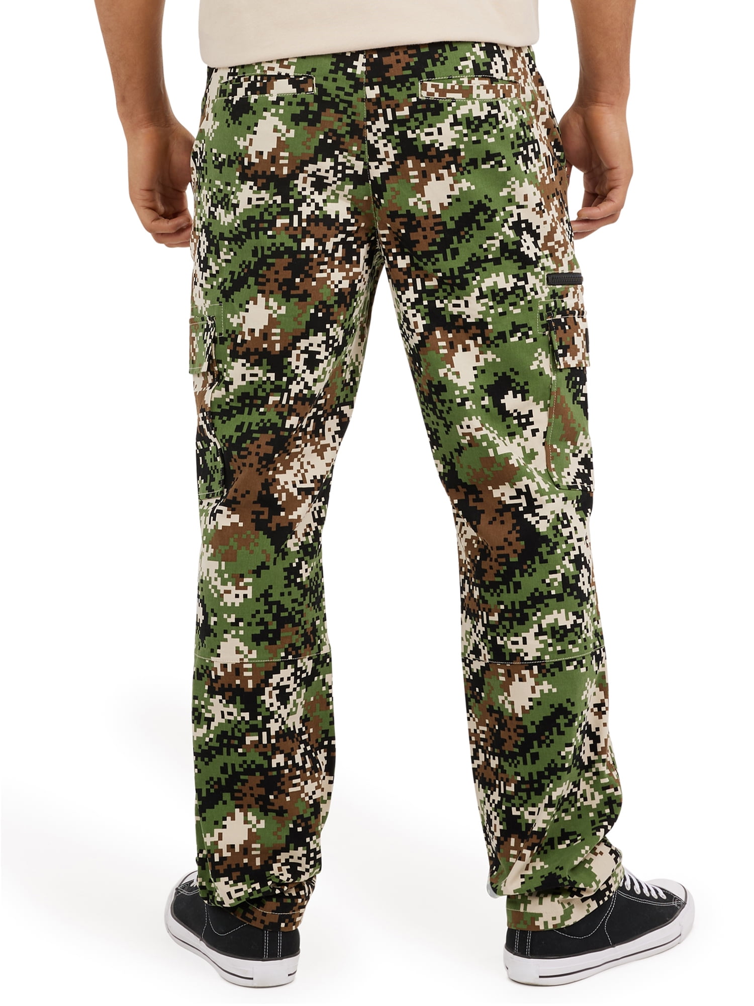 Dogg Supply by Snoop Dogg Men's Big Men's Pull On Elastic Waist Cargo Pants, Sizes XS-3XL