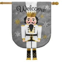 Briarwood Lane The Nutcracker Burlap House Flag