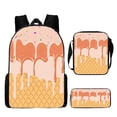 thumbnail image 2 of Womens Cute Ice Cream 3 Piece Set Sweet College Backpack for School Back to School Backpack for Women, 2 of 5