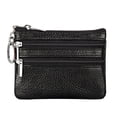 thumbnail image 1 of LHSHID Women's Leather Coin Purse Mini Pouch Change Wallet with Keychain, 1 of 4