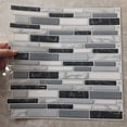 thumbnail image 4 of 10PCS Self Adhesive Backsplash, Grey Marble Design 3D Wall Panels, 4 of 4