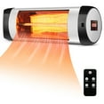 thumbnail image 1 of Costway Wall-Mounted Electric Heater Patio Infrared Heater W/ Remote Control, 1 of 10