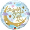 18 inch Twinkle Twinkle Little Star Qualatex Foil Mylar Balloon - Party Supplies Decorations