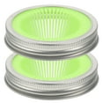 thumbnail image 6 of CIMAXIC Wide Mouth Jar Lids, Sprouting Strainer, Green, Heavy Duty, Versatile, 4Pcs, 6 of 6