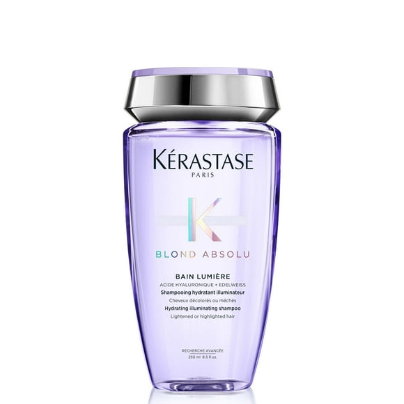 KÉRASTASE Blond Absolute Lumiere Illuminating Shampoo for Lightened Highlighted and Damaged Hair, Nourishes and Illuminates, Adds Softness & Shine, Strengthens Dam