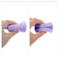 thumbnail image 4 of Unique Bargains 1 Pc Reusable Sponge Face Scrubber Thickening for Removing Makeup 4.33"x3.46" Purple, 4 of 6