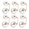 thumbnail image 1 of MasteelfCA 6 Pcs Broche en Fausse Perle Mode Sécurité Col Châle Jupe Boutons, 1 of 8