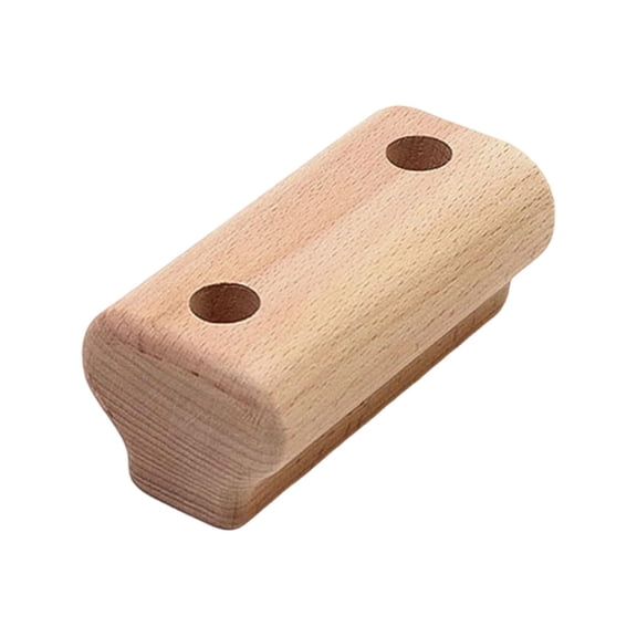 Rock Climbing Hold Wooden Grip Fingerboard Smooth Wood Material Strength Training Indoor Kids Adults Home Gym