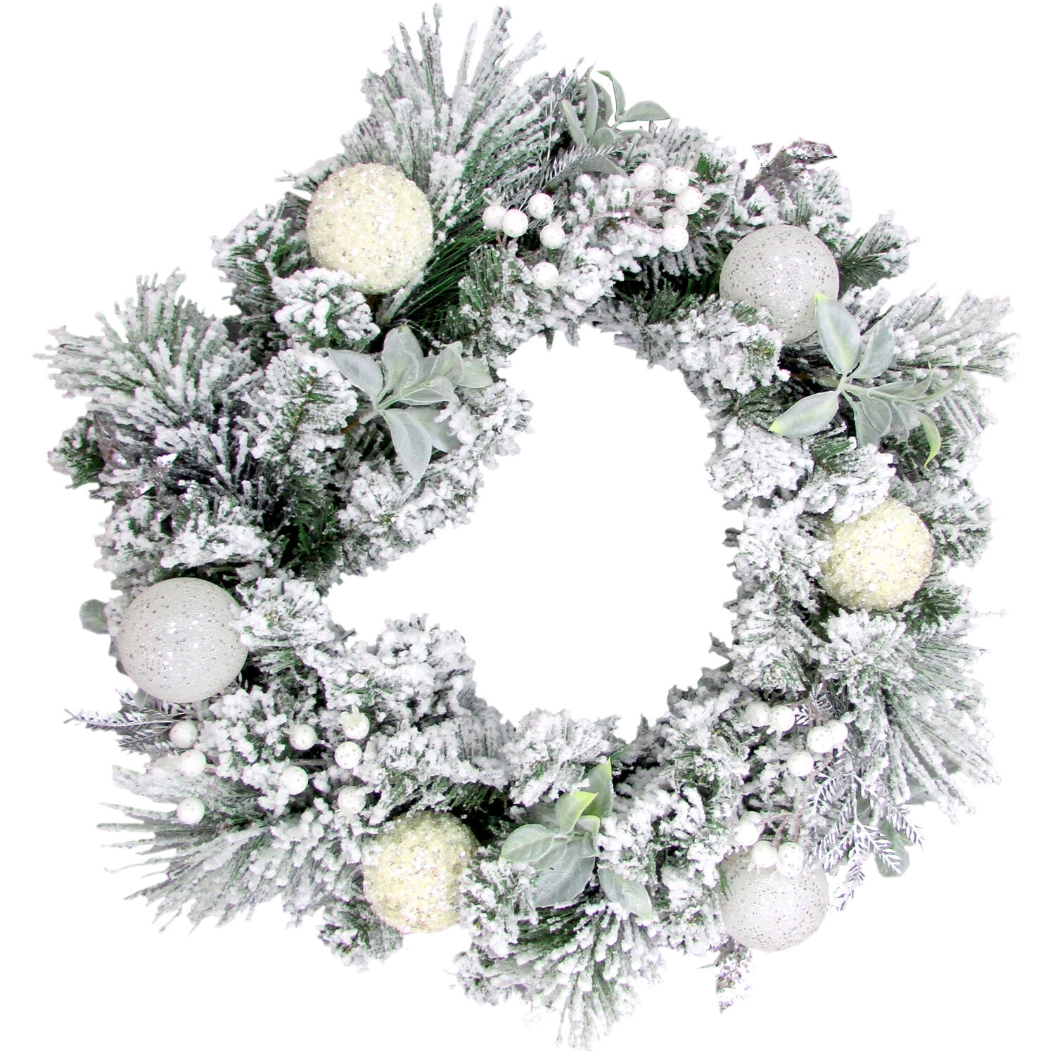 Farm Tractor Tire Wreath with Lights Ornament