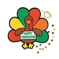 thumbnail image 2 of Fun Express 12 Pieces 7 3/4 x 8 Turkey Glitter Mosaic Craft Kit, Perfect Fall Foam Crafts for Kids, 2 of 3
