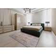 thumbnail image 4 of Ahgly Company Indoor Rectangle Mid-Century Modern Rosy Brown Pink Oriental Area Rugs, 5' x 8', 4 of 6