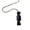 Black, variant on Stylish Resin Candy Pendant Wax Rope Long Necklace Chain Accessory For Daily Activities Parties To Enhances Confidence