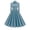 Light Blue, variant on Qulqfy Maxi Dresses for Women High Waisted Wedding Guest Long Sleeve Square Neck Halloween Casual European Corset Lace Elegant Long Dress Blue