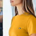 thumbnail image 5 of Dalix Lil Matcha Embroidered Lightweight Jersey Tee Summer Cute Food Womens in Gold L Large, 5 of 5