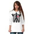 thumbnail image 6 of Skeleton Rib Cage Cute Set His Hers Women's Long Sleeve T Shirt Brisco Brands M, 6 of 7