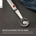 thumbnail image 5 of 4 Pack Fruit Ball Picker Stainless Melon Baller Kitchen Utensil Ice Scoop Cream Dessert, 5 of 6