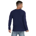 thumbnail image 4 of GIRUNS Mens Waffle Crew Neck Long Sleeve Pullover Shirts Casual Lightweight Fitted Basic T-Shirt, 4 of 5