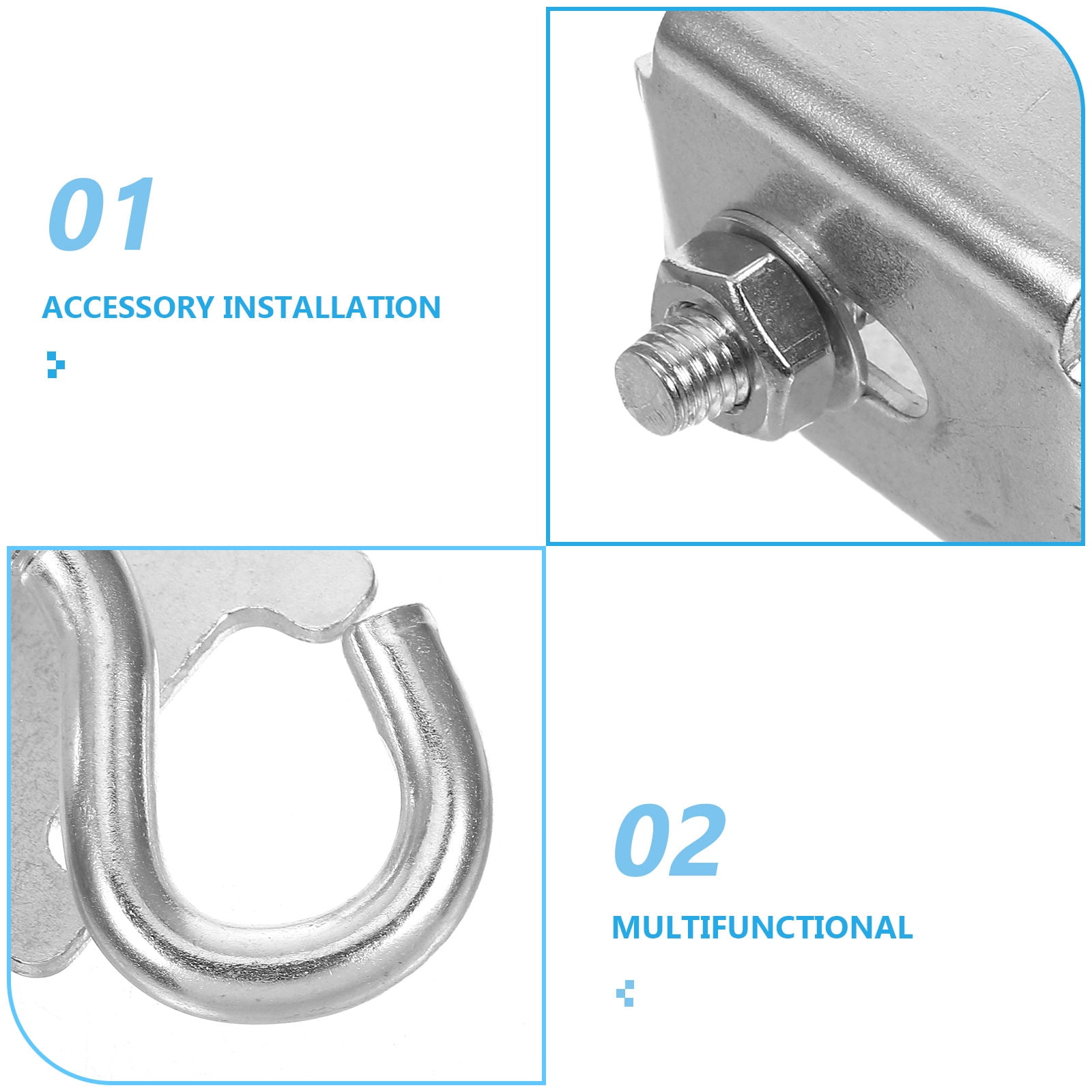 LABRIMP hanging duty hook Galvanized Corrosion Resistance Industrial Sites 10pcs
