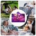 thumbnail image 6 of Hazbin Hotel Angel Dust Hooded Blanket Soft Warm Cloak Wearable Blanket Hoodie For Kids Adult Cozy Flannel Fleece Bedding Throw Hooded Blanket, 6 of 7
