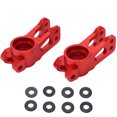 thumbnail image 1 of 2pcs Aluminum Alloy Rear Axle Seat for LOSI Lasernut U4 Tenacity 1/10 RC Car Rear Hub CarriersRed, 1 of 14