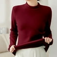 thumbnail image 5 of Women's Thermal Turtleneck Shirts Thermal Underwear for Women Base Layer Tops Going Out Top Stretchy Thermal Base Layer Tops Pullover Shirts Basic Thermal Underwear Tops Long Johns Dressy Tops L, 5 of 7