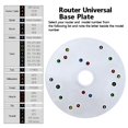 thumbnail image 5 of Universal Router Base Plate Template Guides Woodworking Milling Machine Base, 5 of 7