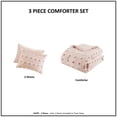 thumbnail image 3 of Elegant Pink Jacquard Bedding Set Hypoallergenic Polyester Modern Bedroom Comfort, 3 of 12