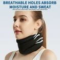 thumbnail image 3 of Neck Collar, Cervical Neck Brace, Adjustable 3D Ergonomic Design for Pain Relief and Snoring Support, Breathable Sweat-Absorbent Fabric, Lightweight Comfortable Neck Support for All-Day Use, 3 of 4