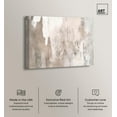 thumbnail image 3 of Art Remedy Muted Neutral Art Canvas, 45" x 36", Gallery Wrapped, Striated Texture II, 3 of 7