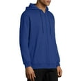 thumbnail image 4 of Hanes Men's and Big Men's Ultimate Cotton Heavyweight Fleece Full Zip Hood, up to Size 3XL, 4 of 5