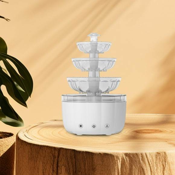 Humidificador de agua por goteo BLESIY 500 ml 7 luces de colores cambiantes función 2 en 1