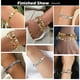 thumbnail image 3 of Yolorist Retro Golden Charm Bracelet Airplane Rose Sedan Italian Charm Links Fit 9mm Stainless Steel Bracelet Jewelry DIY Making, 3 of 5