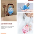 thumbnail image 4 of 2pcs Bath Sponges Animal Kids Loofah Bath Pouf Mesh Animal Toy Hanging Bath Sponge Cartoon Mermaid Body Scrubber Balls Shower Mesh for Kids Adults Blue Pink, 4 of 5