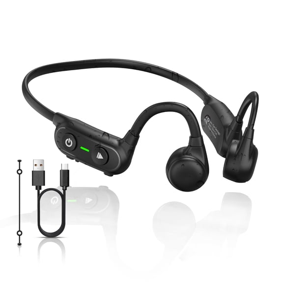 Auriculares de conducción ósea flymory X7 Bluetooth 5.3 con micrófono