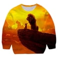 thumbnail image 1 of Niños León rey Casual Simba sudaderas dibujos animados estampado 3D manga larga Harajuku pulóver ropa primavera otoño Teen Boys Tops12M Gao Jinjia LED, 1 of 2