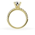 thumbnail image 3 of Unique Moments 2.50 Ct Diamond Solitaire With Accents Round Engagement Ring 10k Yellow Gold, 3 of 6
