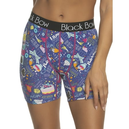 

Felina | Black Bow Boyshort (Sunday Delight Navy X-Large)