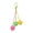 Green 1PCS, variant on HOARBOEG 1PCS Hanging Cotton Rope Ball Toy for Indoor Cats, Cat Chew Toy for Teething & Boredom Relief, Natural Sisal Jute Rope Hanging Toy with Bell for Cage or Scratching Post