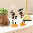 thumbnail image 4 of GETAJGHSD 2pcs Iron Ant Decor Ornaments Wedding Room Decor Modern Fashion Accessories Random Style, 4 of 8