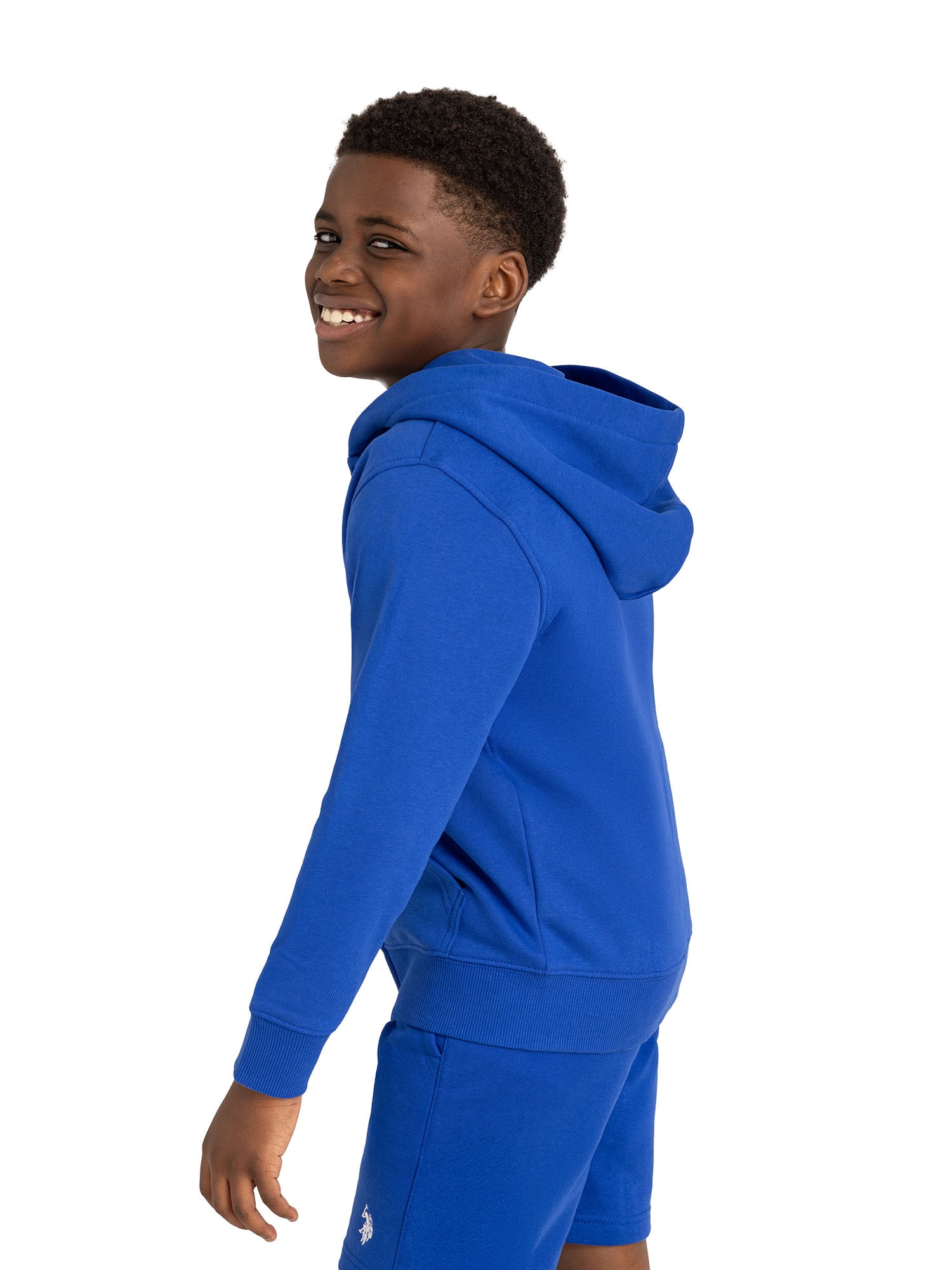 U.S. Polo Assn. Boys Fleece Zip-Up Hoodie, Sizes 4-18