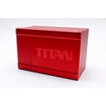 thumbnail image 1 of Titan en Satin Rouge Uni Box Gods Protecteur de Boîtier de Deck Premium Haute Résistance, 1 of 7