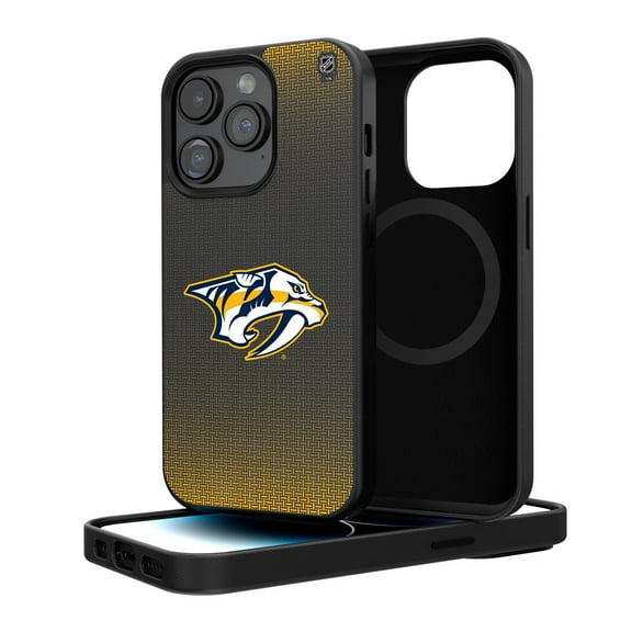 Nashville Predators Linen Logo iPhone Magnetic Bump Case