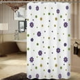 thumbnail image 2 of Yeetfub Liner Shower Curtain Set with Rugs Cartoon Printing Shower Curtain Shower Curtain Bathroom Curtain Partition Curtain Waterproof Shower Curtain Waterproof Dry and Wet Separation Shower Curtain, 2 of 5