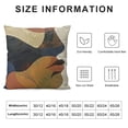 thumbnail image 5 of YINGXI Art Decorative Throw Pillowcase Square for Sofa 22x22in, 5 of 5