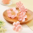 thumbnail image 3 of 4 estilos de sellos de flores de cerezo, cortadores de galletas, molde para galletas de flores, accesorios de repostería (rosa), 3 of 5