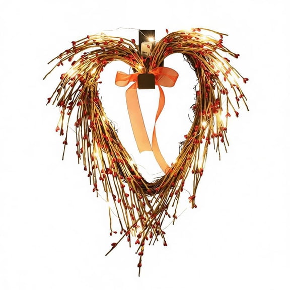 Valentine's Day Wreath, Valentines Wreaths For Front Door, Heart Wreaths For Front Door, Romantic Hanging Decor for Wedding Engagement Anniversary Party