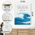 thumbnail image 3 of Bible Verses Wall Art, When You Go Through Deep Waters I Will Be You Wall Decor, Watercolor Prayer Wall Decor, Inspirational Framed Canvas Wall Art For Home, Christian Gifts for Woman Man - A24, 3 of 6