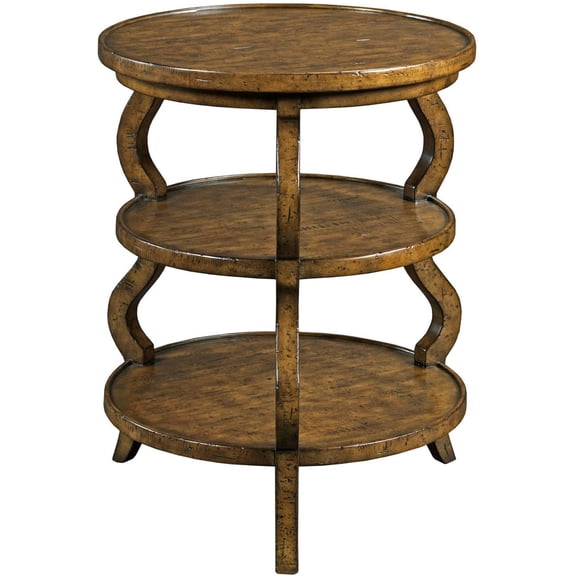 Handcrafted Woodbridge Circular Side Table