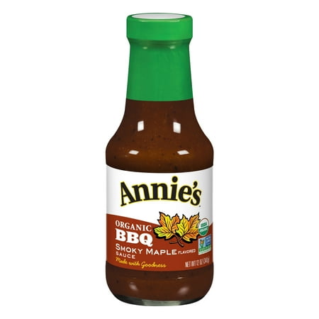 (2 Pack) Annie's Organic Smoky Maple BBQ Sauce, 12