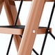 thumbnail image 4 of Escalera plegable de 3 peldaños, antideslizante, resistente al agua y al óxido, para uso doméstico, color albaricoque, 4 of 5